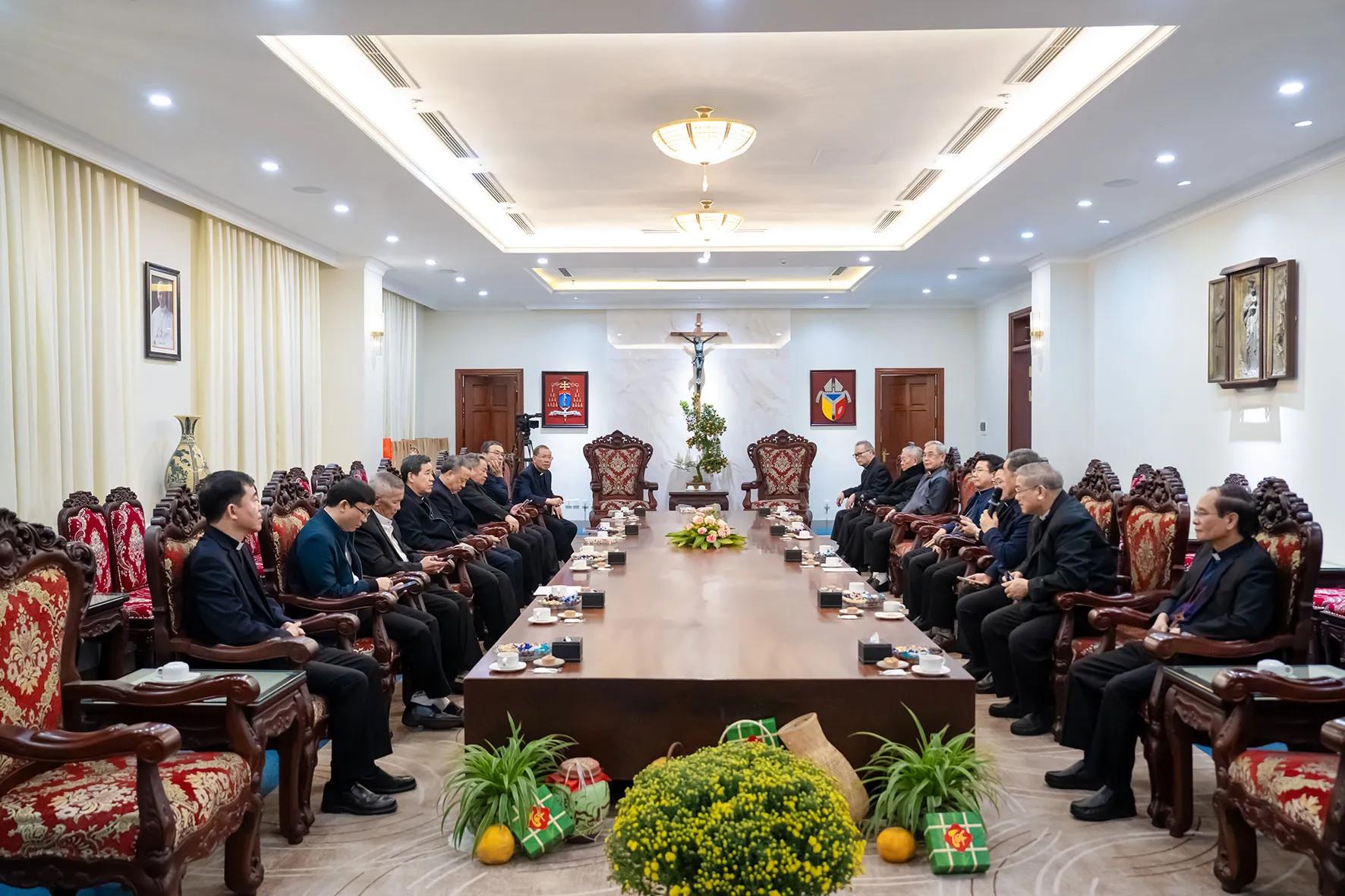 Quý Đức cha Giáo tỉnh Hà Nội họp mặt tất niên năm Ất Tỵ